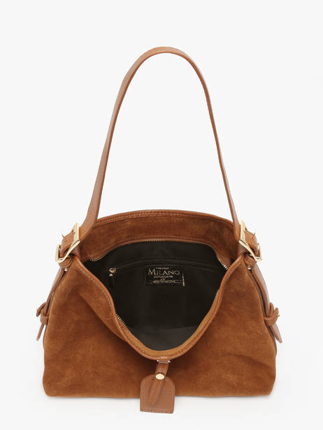 Sac Porté épaule Velvet Caviar Cuir Milano Marron velvet caviar VC250610 vue secondaire 2