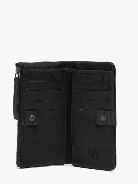 Wallet Leather Biba Black heritage DON4L other view 1