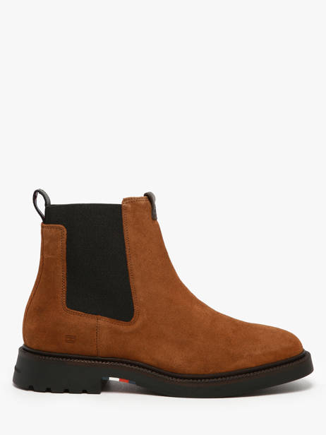 Chelsea Boots In Leather Tommy hilfiger Brown men 5592GVQ