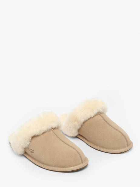 Scuffette Ii Slippers In Leather Ugg Beige women 1106872 other view 2