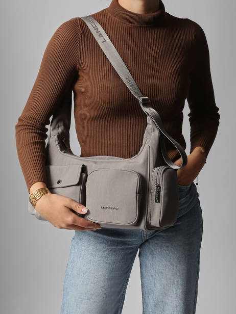 Shoulder Bag Basic Pocket Lancaster Gray basic pocket 92 other view 1