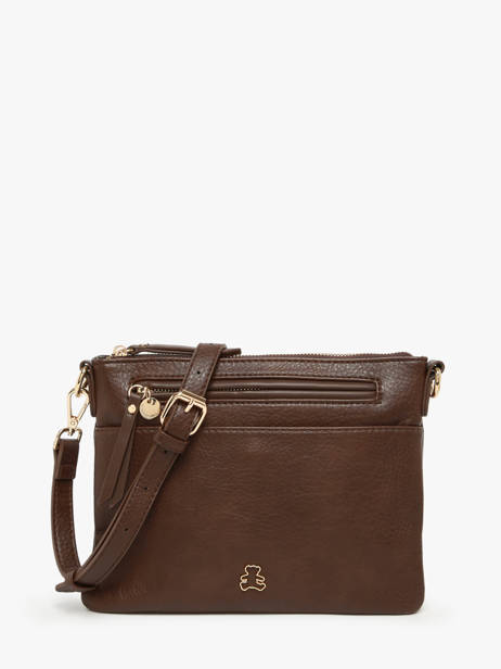 Shoulder Bag Zip Lulu castagnette Brown zip ZAHARA