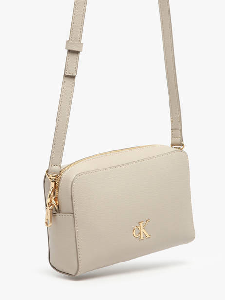 Sac Bandoulière Sculpted Polyester Recyclé Calvin klein jeans Beige sculpted 4K3162G vue secondaire 2