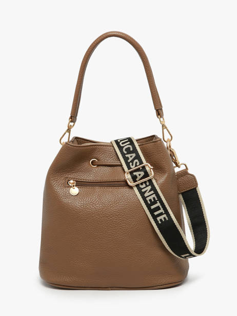 Shoulder Bag Pocket Lulu castagnette Brown pocket ZAID other view 4