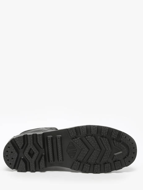 Pampa Zip Boots In Leather Palladium Black men 76888008 other view 5