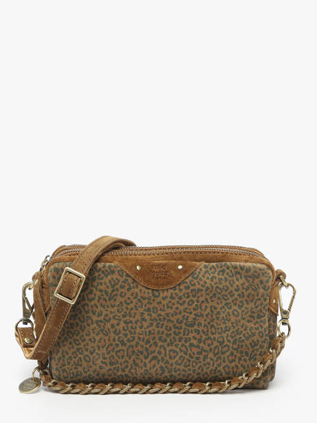 Shoulder Bag Vintage Leather Mila louise Brown vintage 2367XPAV