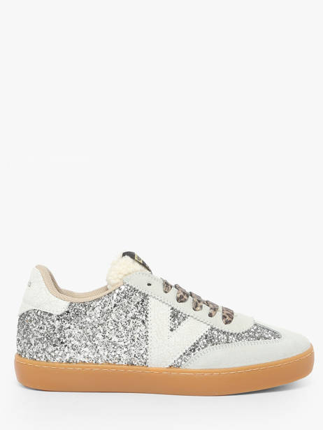 Sneakers Berlin In Leather Victoria Silver women 1126223