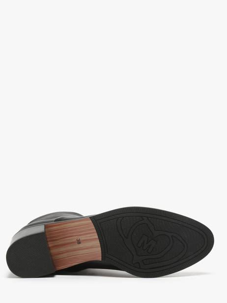 Bottines à Talon En Cuir Mam'zelle Noir women CSIUY50 vue secondaire 5