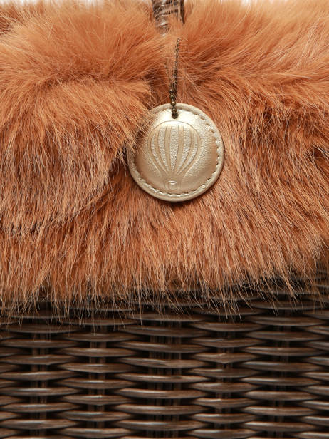 Shopping Bag Doudou Le voyage en panier Brown doudou L other view 3