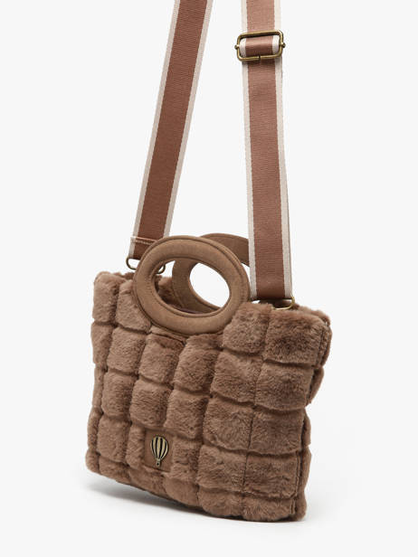 Shoulder Bag Quadri Le voyage en panier Brown quadri AHP271 other view 2