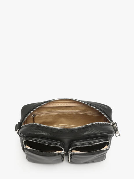 Shoulder Bag Soft Caramella Leather Lancaster Black soft caramella 6 other view 3