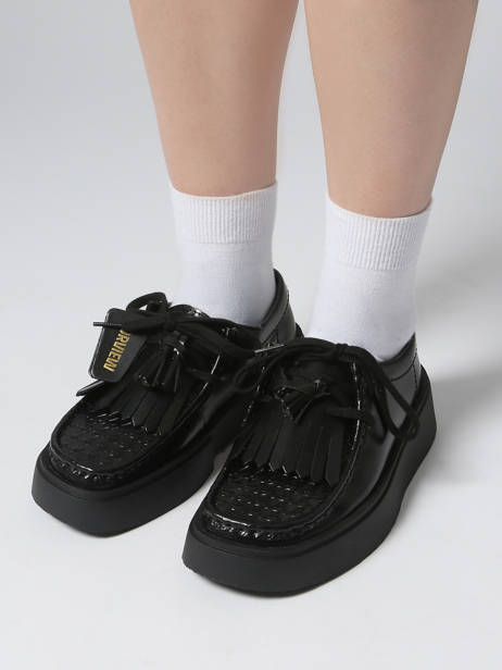 Derby Shoes Torview In Leather Clarks Black women 26184943 other view 1