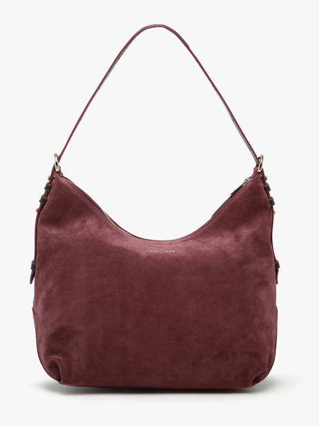 Suede Leather Carrie Shoulder Bag Nathan baume Violet vogue 1 other view 5