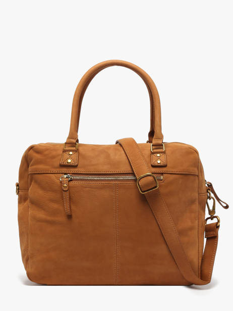 Shopping Bag Vintage Leather Nat et nin Brown vintage MACY other view 4