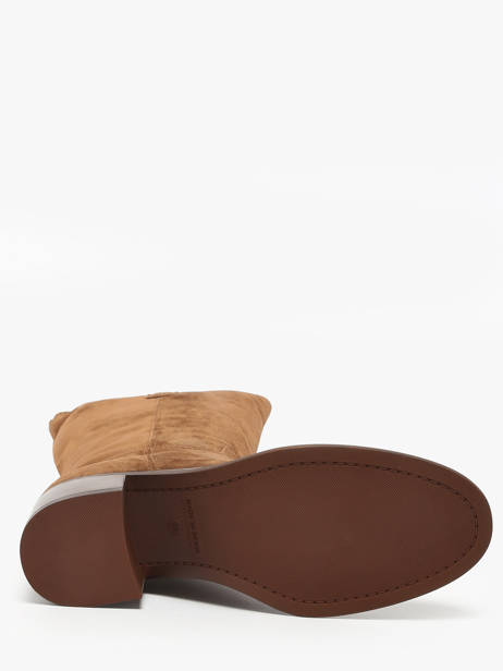 Heeled Boots In Leather Alpe Brown women 53541103 other view 4