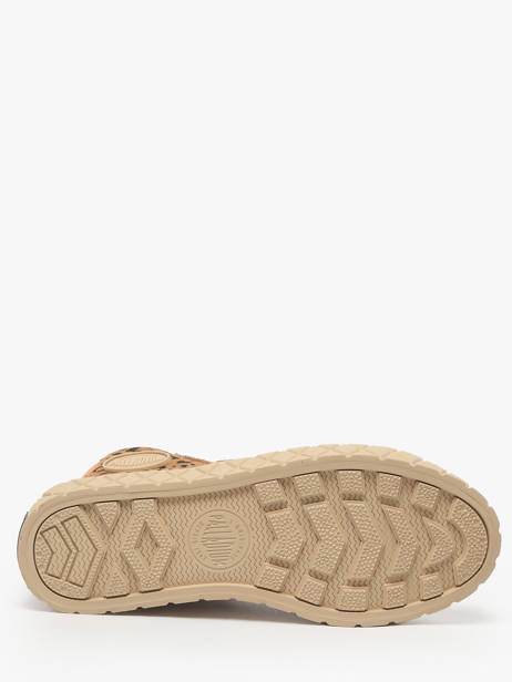 Sneakers En Cuir Palladium Marron women 74320234 vue secondaire 4