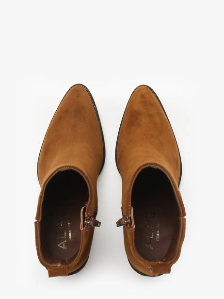 Heeled Boots In Leather Alpe Brown women 54511101 other view 3