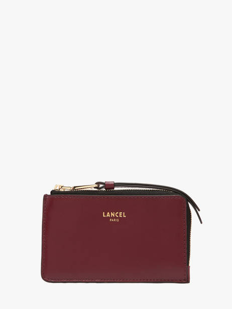 Leather Origami Card Holder Lancel Violet origami A13422