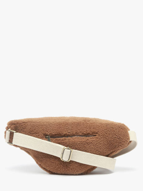 Sac Banane Hindbag Marron teddy TE vue secondaire 5