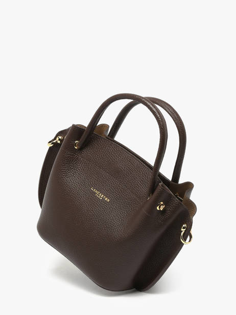 Sac à Main Foulonne Double Cuir Lancaster Marron foulonne double louisa 18 vue secondaire 2