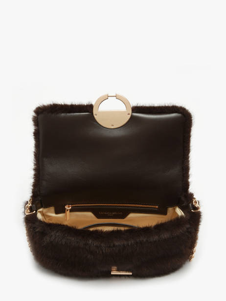 Medium Faux Fur Moon Crossbody Bag Vanessa bruno Brown moon 30V40533 other view 3