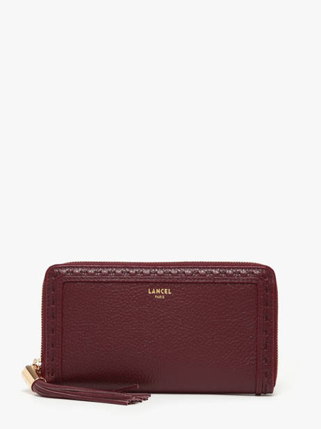 Leather Wallet Premier Flirt Lancel Violet premier flirt A10111