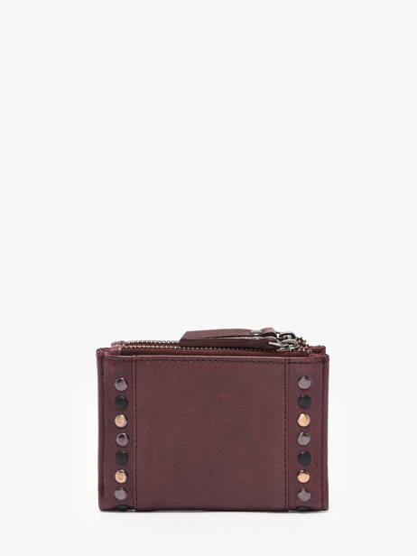 Wallet Leather Biba Violet heritage HAK6L other view 2