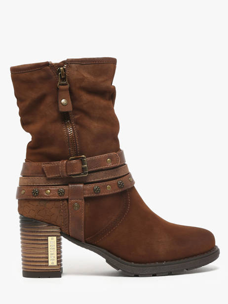 Heeled Boots Mustang Brown women M0182002