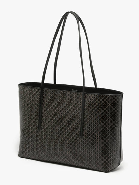 Sac Porté épaule Coated Emblem Polyester Recyclé Calvin klein jeans Noir coated emblem 4F3266G vue secondaire 2