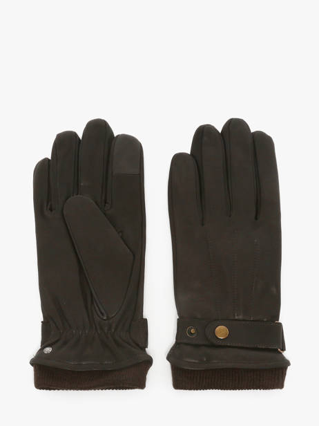 Gloves Isotoner Brown men gloves 85234
