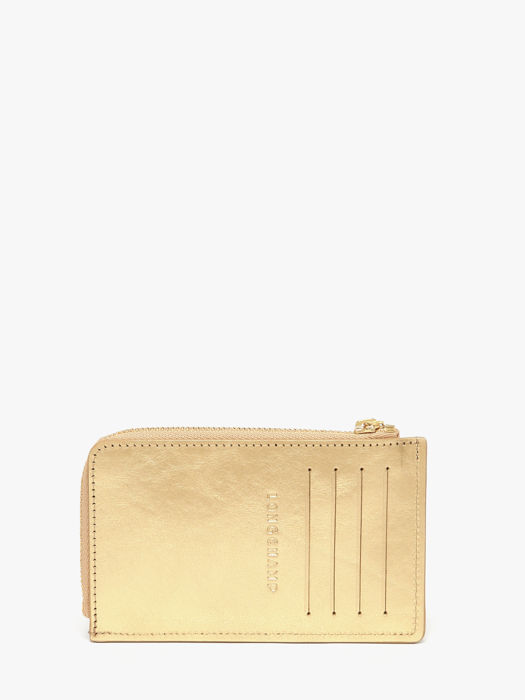 Longchamp Le pliage xtra gold Bill case / card case Gold