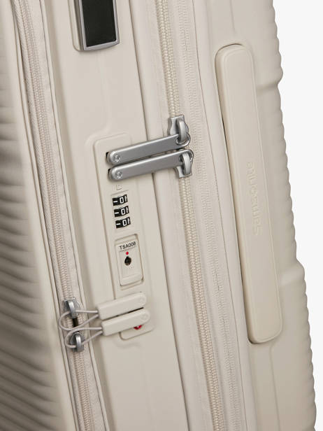 Valise Cabine Extensible Samsonite Beige paralux hs 156523 vue secondaire 2