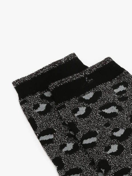 Women's Socks Jeanne & Serge Cabaia Gray socks women SER other view 1