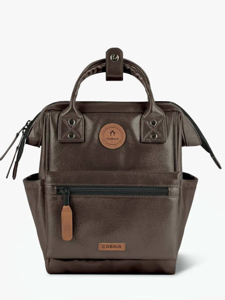 1 Compartment Backpack Cabaia Brown adventurer XS