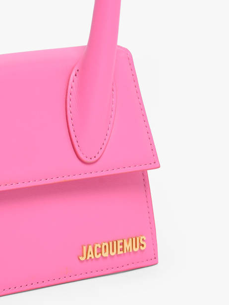 Preloved Leather Chiquito Moyen Crossbody Bag Jacquemus Pink second life 1560114 other view 2