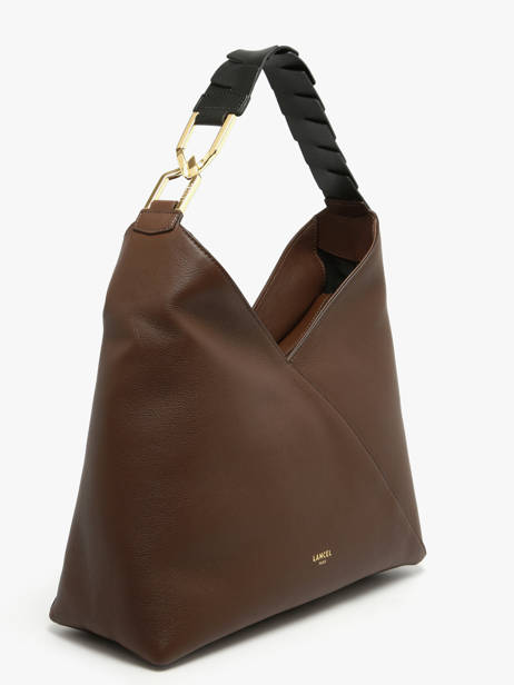 Shoulder Bag Pagode Leather Lancel Brown pagode A12510 other view 2