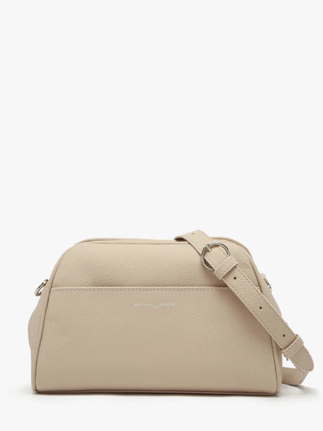 Sac Bandoulière Brenda Cuir Nathan baume Beige state 2 vue secondaire 4