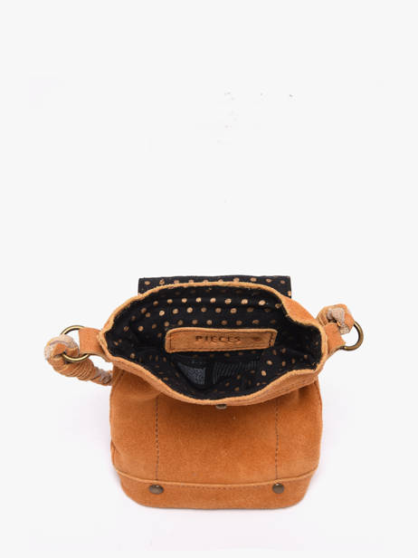 Sac Bandoulière Brianna Cuir Pieces Marron brianna 17163616 vue secondaire 3