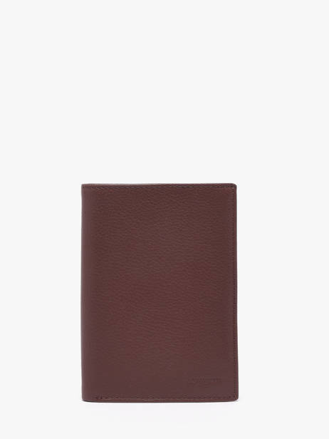 Portefeuille L Vertical Zippé Charles Cuir Le tanneur Marron charles TCHA3312