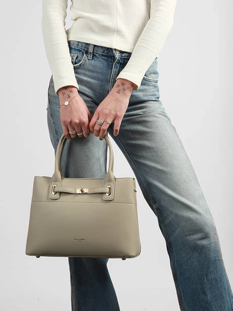 Sac Porté Main Saffiano David jones Beige saffiano CM8353 vue secondaire 1