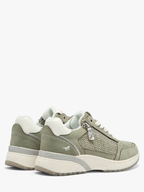 Sneakers Mustang Vert women M0532011 vue secondaire 2