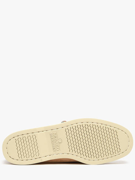 Chaussures Bateau En Cuir Sebago Beige men 7111PTW vue secondaire 5