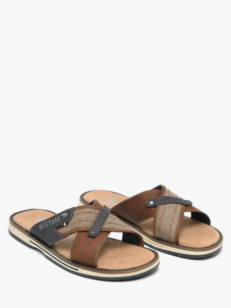 Sandales Mustang Marron men M0101001 vue secondaire 1