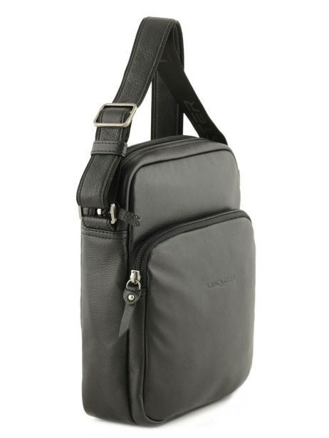 Crossbody Bag Lancaster Black soft vintage homme 320-12 other view 3