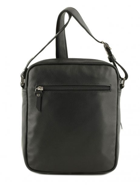 Crossbody Bag Lancaster Black soft vintage homme 320-12 other view 5