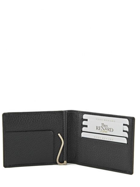 Wallet Leather Yves renard Black foulonne 23014 other view 3