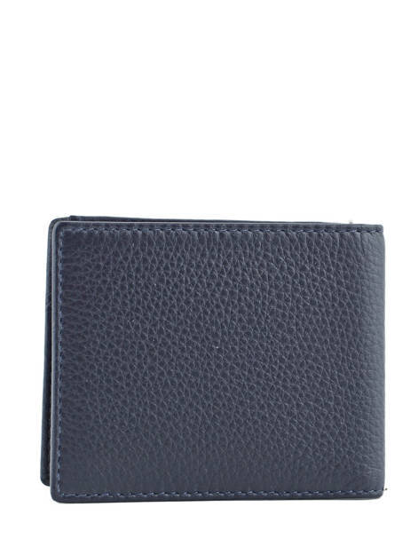 Wallet Leather Yves renard Blue foulonne 23014 other view 2