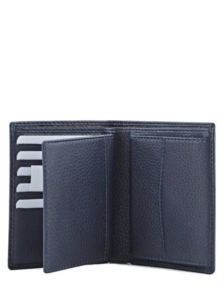 Wallet Leather Yves renard Blue foulonne 23426 other view 4