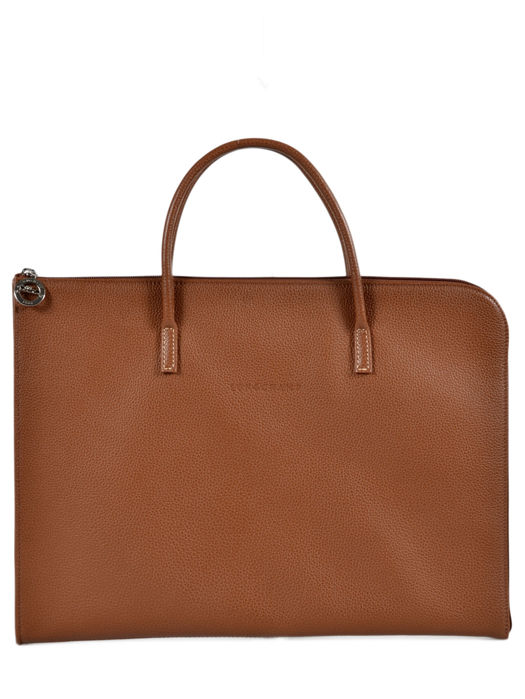 Longchamp Le foulonné Serviette Marron