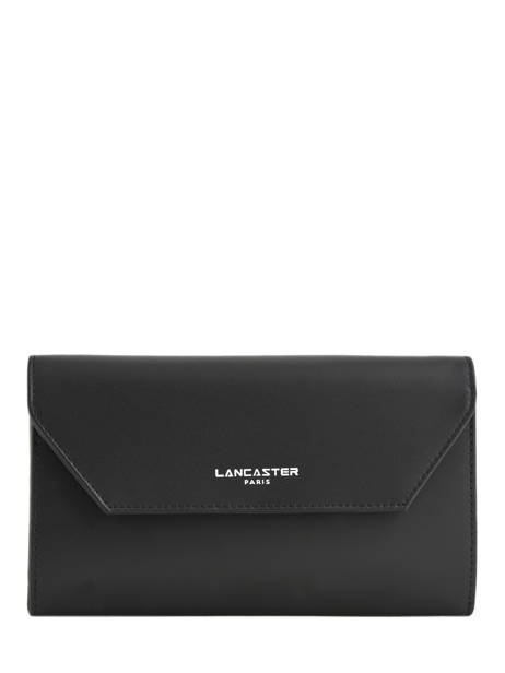 Continental Wallet Leather Lancaster Black smooth 4